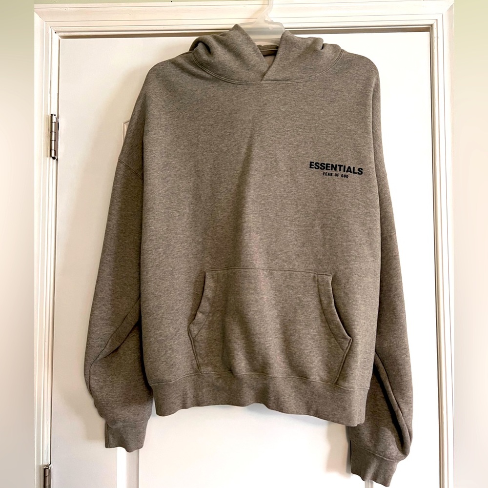 Men’s FOG Essentials 22 oatmeal hoodie